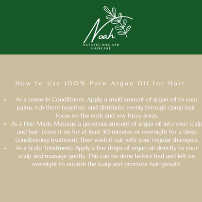 PureNoah 100% Argan Oil